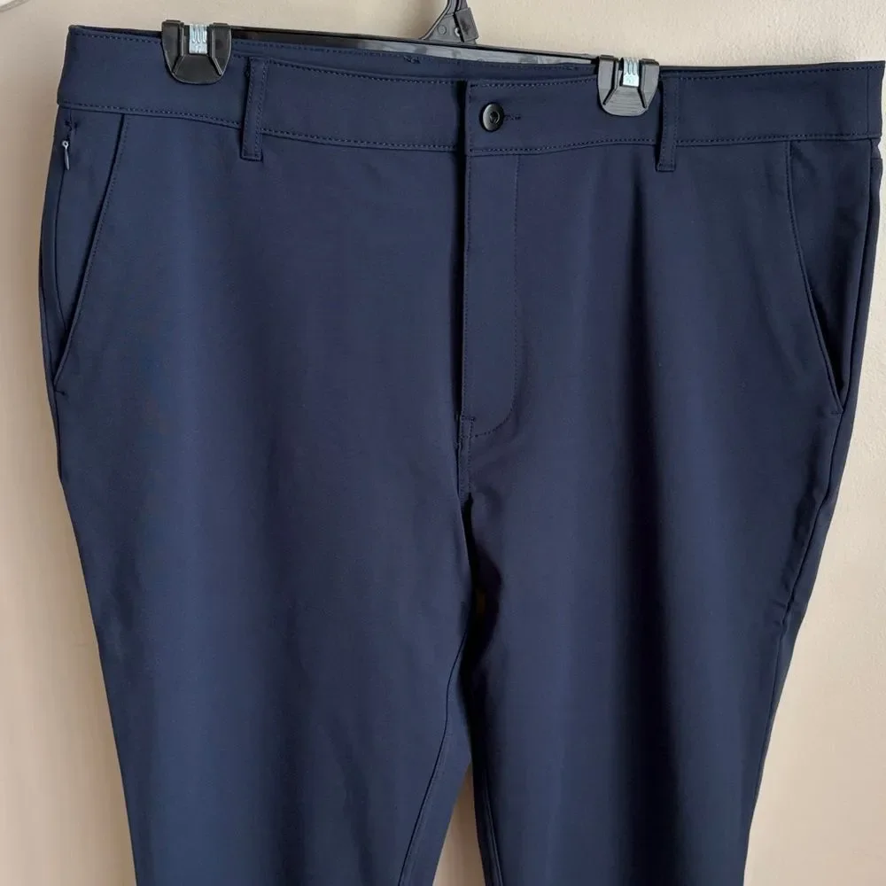 True Classic Travel Chino Men’s Navy slim stretch dress pants slacks 38 x 36 NEW